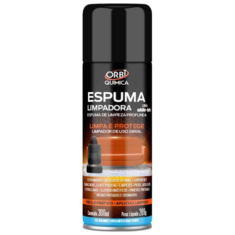 Espuma Limpadora Limpeza Profunda Orbi Limpa Estofado 300ml Shopee Brasil