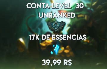 CONTA UNRANKED LVL 30 League Of Legends Contas GGMAX