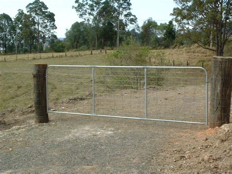 Mesh Gates Budget Steel