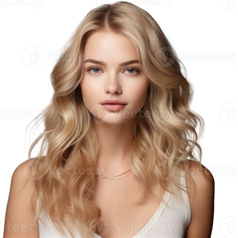 Beautiful Blondie Girl Portrait 26847560 Png