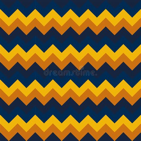 Chevron Pattern Seamless Vector Arrows Geometric Design Colorful Yellow