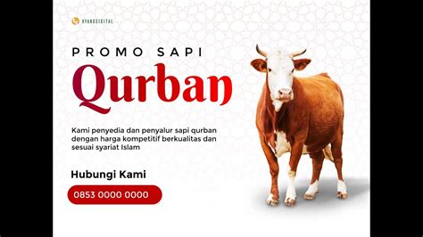 Video Promosi Untuk Promo Jual Hewan Qurban Video Animasi Promo Hewan