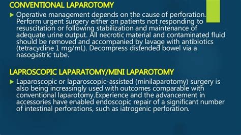 Intestinal perforation