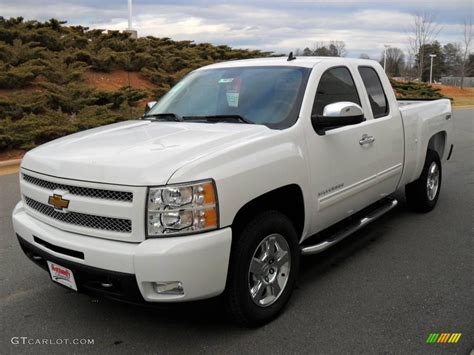 2010 Summit White Chevrolet Silverado 1500 Ltz Extended Cab 4x4