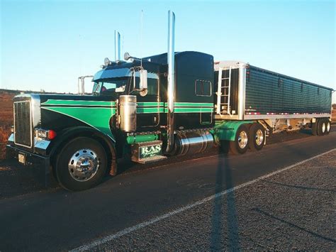 Pin By Bud On Buds Grain Trucks Peterbilt Trucks Peterbilt Big Rig