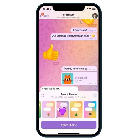 Telegram update adds chat themes, interactive emoji, and read receipts in groups - GSMArena.com news