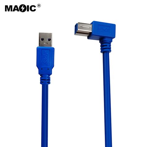 Right Angle Usb Printer Cable Shenzhen Magelei Electronic And Technology Co Ltd深圳市术雷电子科技有限公司