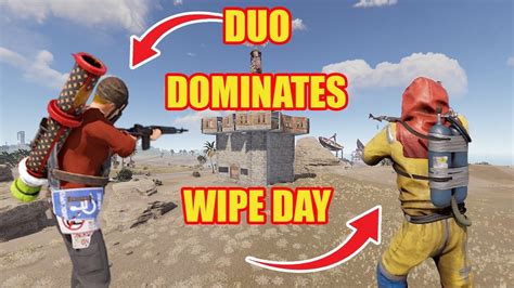 How A Duo Controlled Clans On Wipe Day Rust Ft Corny Youtube