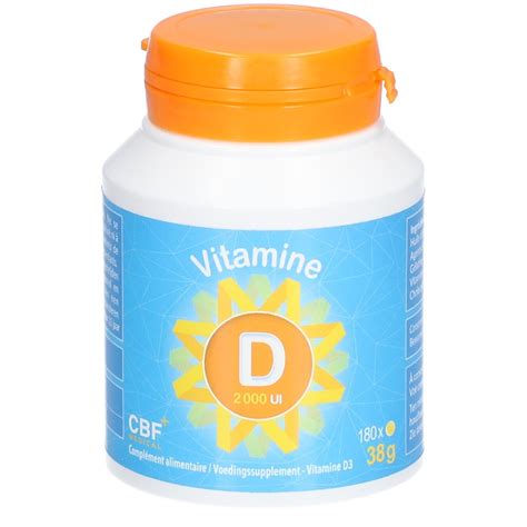 CBF Medical Vitamine D3 2000 UI 180 Pc S Redcare Apotheke