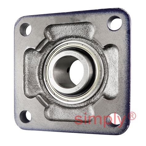 Rhp Sf Four Bolt Square Cast Iron Flange Housing And Inch