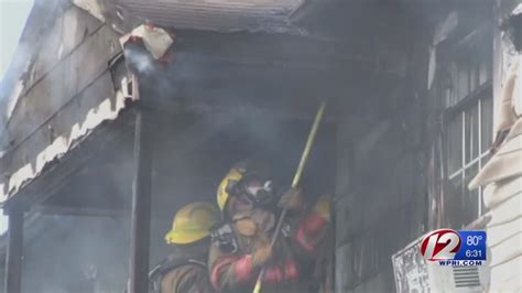 Two Firefighters Injured Battling 3 Alarm Woonsocket Blaze Youtube