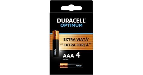 Duracell Baterii Optimum Aaa Set 4 Buc