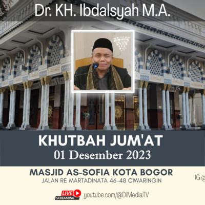 Janji Allah Kepada Orang Beriman Dr Kh Ibdalsyah M A Khutbah