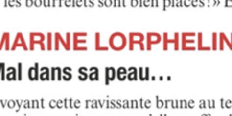 Marine Lorphelin Terrible Angoisse Ce Mal Qui La Ronge