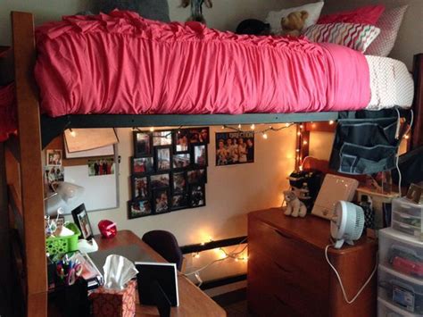 College Living Dorm Hall Room