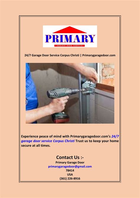 Ppt 7 Garage Door Service Corpus Christi Primarygaragedoor Com Powerpoint Presentation Id