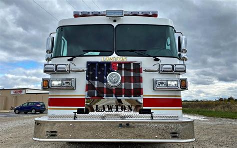 Custom Pumper Lawton Fire Department OK Sutphen Corporation Fire