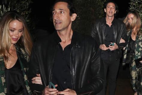 Adrien Brody enjoys date night with girlfriend Georgina Chapman