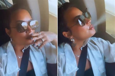 Demi Lovato smokes weed after 'California sober' reveal