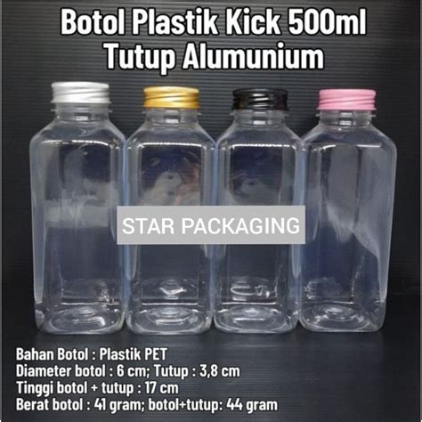 Jual Botol Kale Ml Tutup Alumunium Botol Kale Kotak Ml Tutup