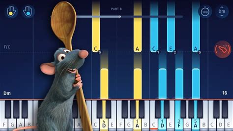 Disneys Ratatouille Le Festin Easy Piano Tutorial Youtube