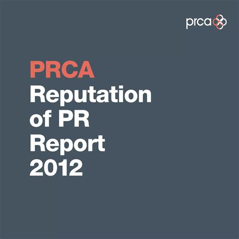PRCA - Repuation of PR report | PDF