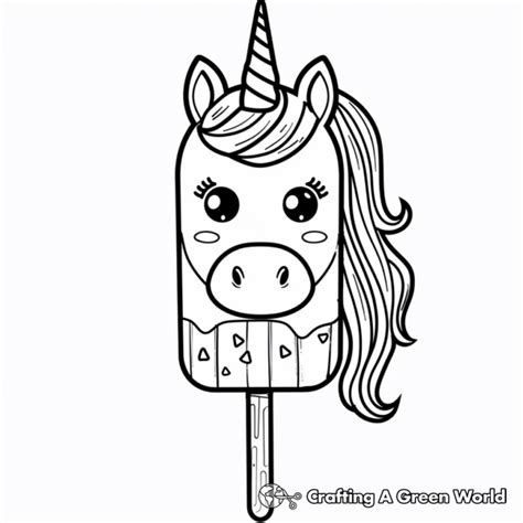 Ice Pop Coloring Pages Free Printable