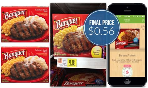 Banquet Frozen Meals Only 056 At Walmart The Krazy Coupon Lady