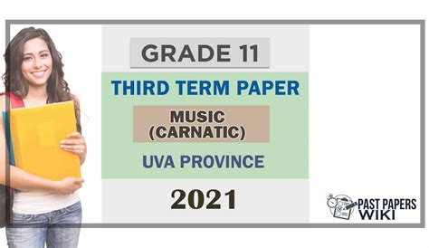 Uva Province Grade 11 Music 3rd Term Test Paper 2021 Tamil Medium