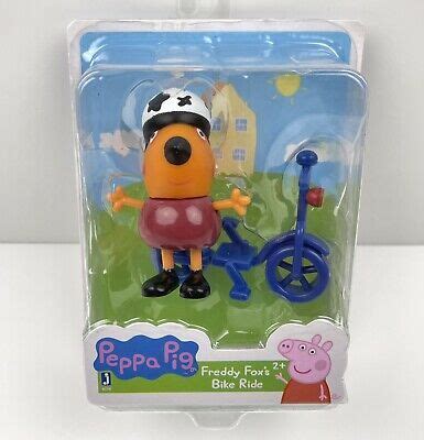 PEPPA PIG Freddy Fox's Bike Ride Figure - Jazwares - 2.5" Action Figure ...