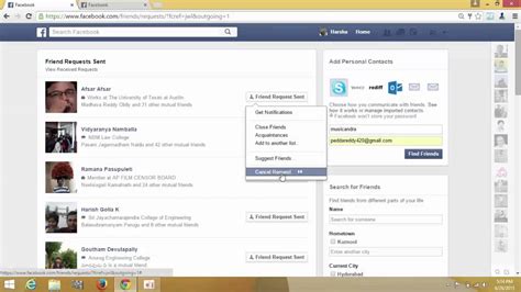 How To Cancel All Pending Friend Requests On Facebook Youtube