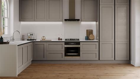 Mushroom L Shaped Fitted Kitchens Kitchens Howdens