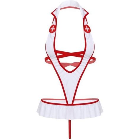 Sexy Femme Infirmiere Cosplay Nurse Costumes Lingerie Erotique Coquine