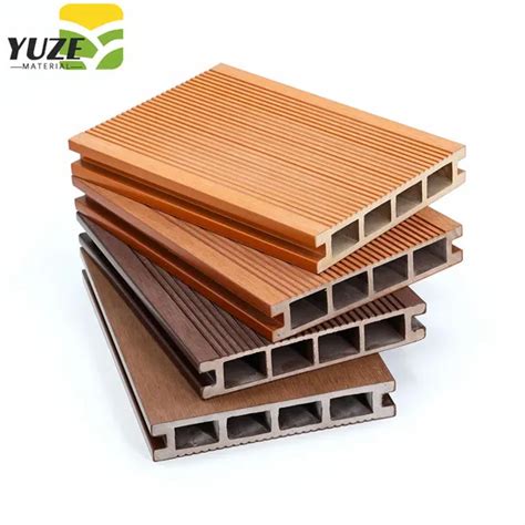 Anti Cracking Outdoor Balcony WPC Decking WPC Co Extrusion Decking