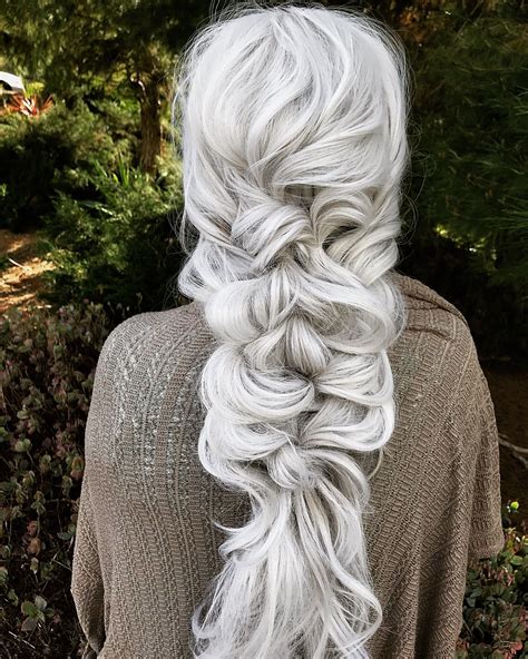 Braids Hairstyles White Hair