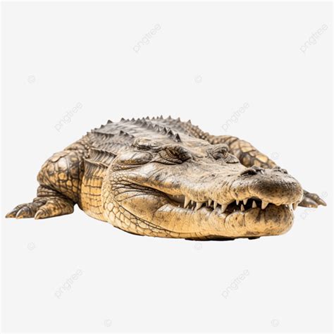 Saltwater Crocodile Sleeping, Aggressive, Alligator, Amphibian PNG Transparent Image and Clipart ...