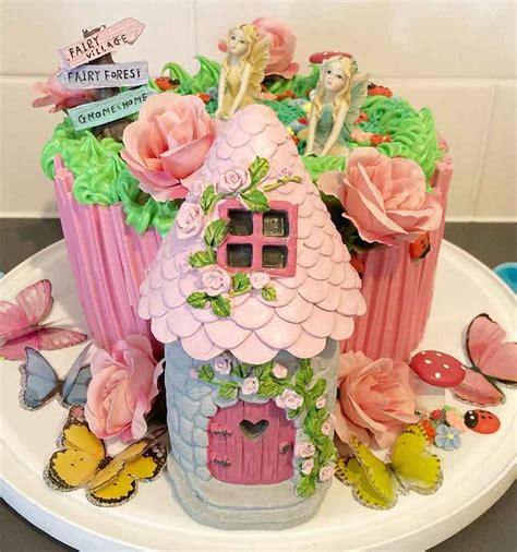 Create Your Own Magical Fairy House Cake - DIY Party Central