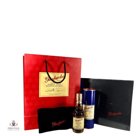 Glenfarclas Gift Set Year Old Cl Glenfarclas Book Hat Auction