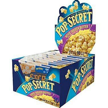 Pop Secret Popcorn Single Movie Theater Butter