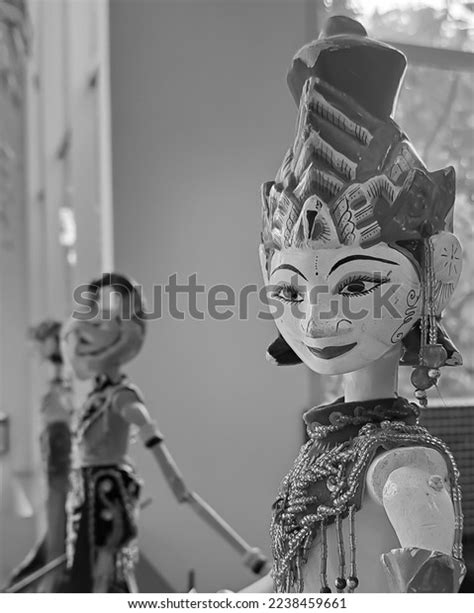 Wayang Golek Golek Puppet Named Baladewa Stock Photo