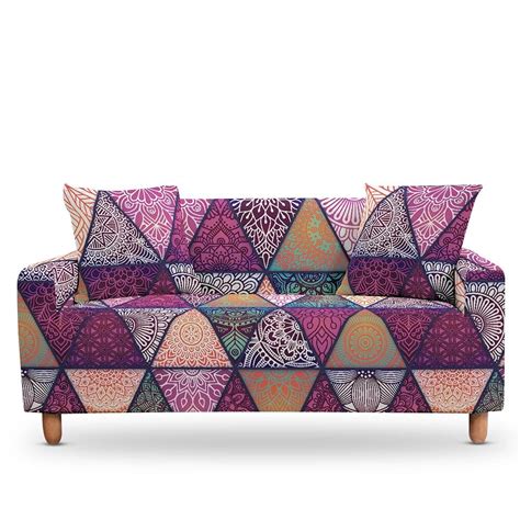 3d Mandala Stretch Slipcovers Sofa Cover For Living Room Sectional Couch Cover 2 3 Seater Funda