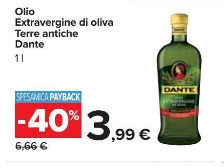 Offerta Olio Extra Vergine Di Oliva Terre Antiche Dante L Nel