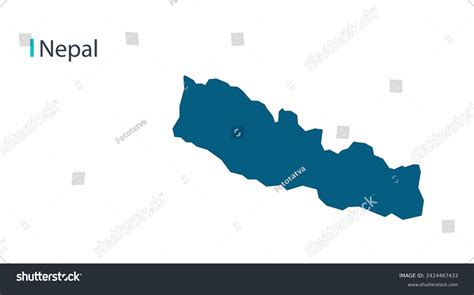 NEPAL Map NEPAL Country Map World Map Vector Royalty Free Stock