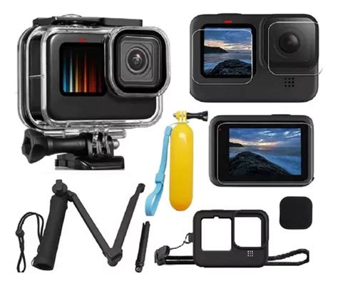 Kit P Gopro Hero Black Estanque Pel Cula Capa Trip W Frete Gr Tis