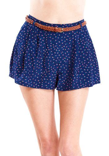 Floral Print High Waisted Shorts