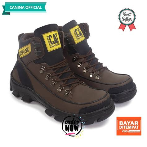 Jual Sepatu Pria Caterpillar Cat Argon Mbc Sepatu Boots Safety Ujung