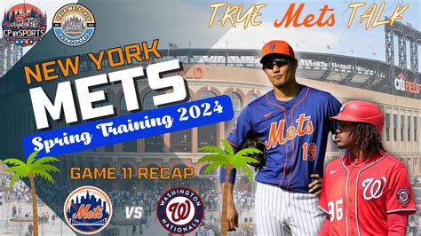 Mets Spring Training Live New York Mets Vs Washington Nationals