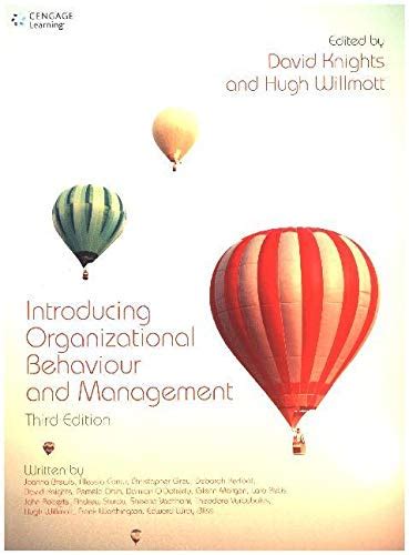 Buy Introducing Organizational Behaviour And Management Book Online At