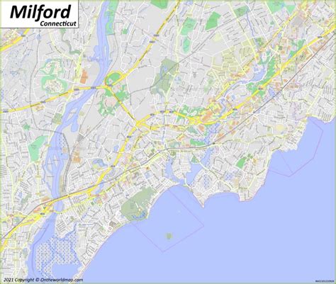 Milford Map | Connecticut, U.S. | Discover Milford with Detailed Maps