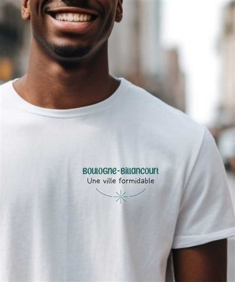 T Shirt Boulogne Billancourt Une Ville Formidable